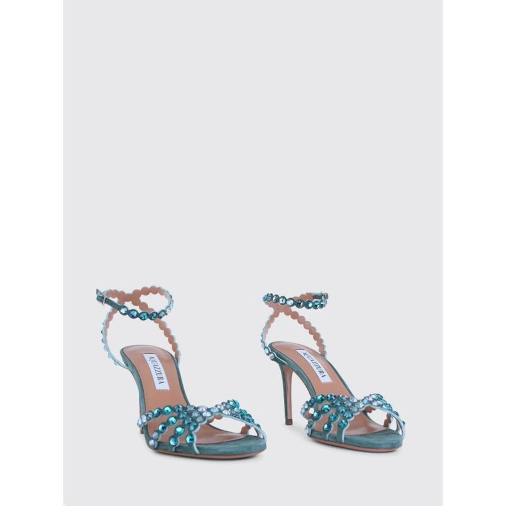 Aquazzura Heeled Sandal Woman Water - Picture 2 of 4